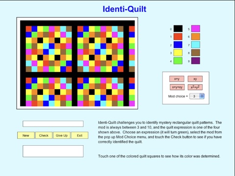 Arithmetic Quilts screenshot 2