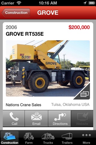 Nations Crane Sales screenshot 2
