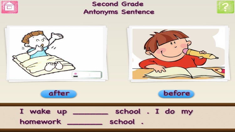 First Grade and Second Grade Antonyms and Synonyms Free