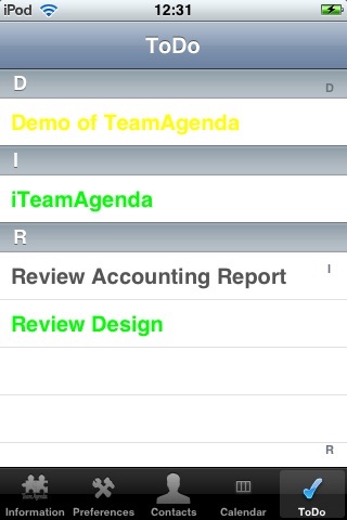 iTeamAgenda screenshot 3