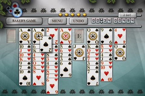 Baker's Game Solitaire HD Free - The Classic Full Deluxe Card Games for iPad & iPhone screenshot 3