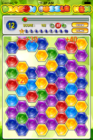 Dragon Puzzle Hex -  Jewel Egg Match Plus screenshot 2