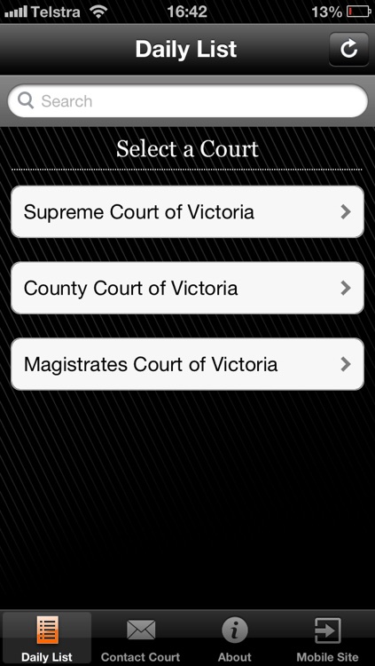 Daily court shop list supreme court