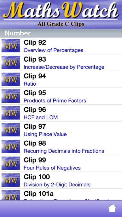 MathsWatch GCSE Grade C