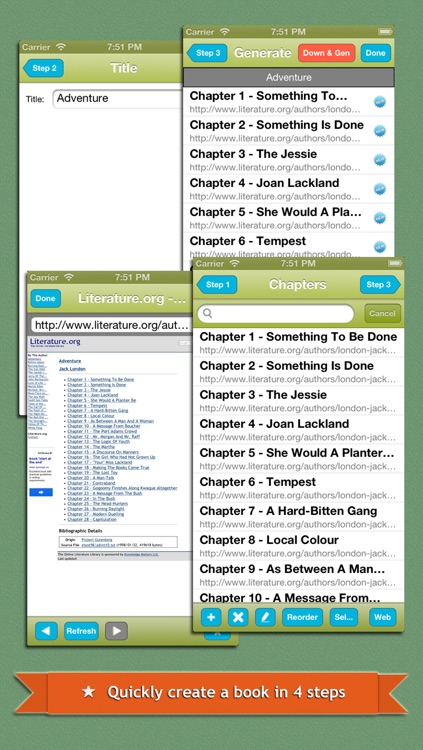 Web2Book - Pack Web Pages to iBooks epub Book