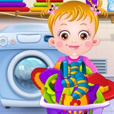 Activities of Baby Learn Washing Clothes