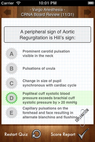 CRNA Board Review screenshot 2