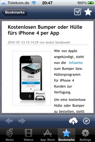 iPhone-notes.de screenshot 4