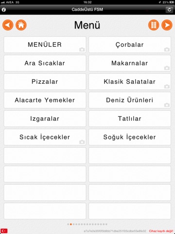 iAdisyon Menu screenshot 2