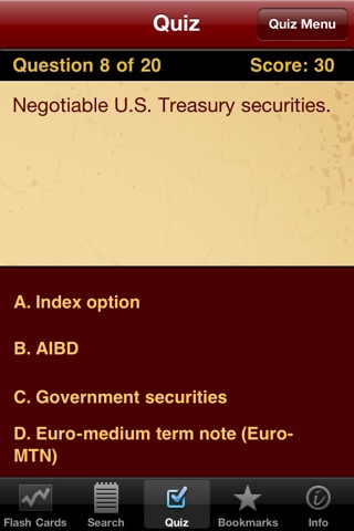 Financial Terms, Flashcards, & Quiz screenshot 4