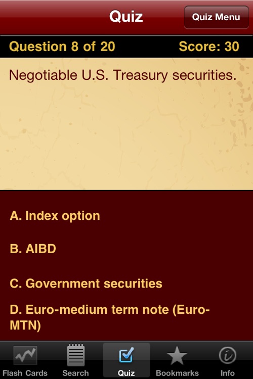 Financial Terms, Flashcards, & Quiz screenshot-3