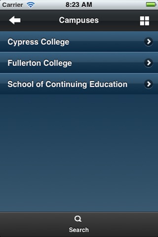 Fullerton College screenshot 2