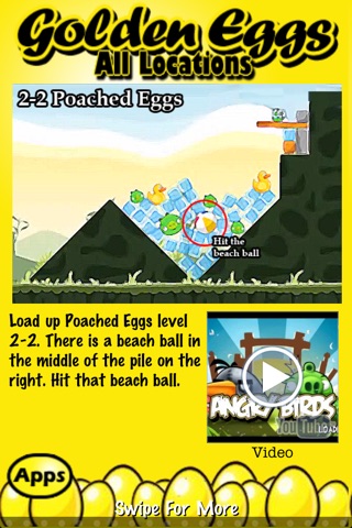 Free Golden Eggs for Angry Birds ~ An easy guide and walkthrough of the hidden golden egg locations in Angry Birds screenshot 2
