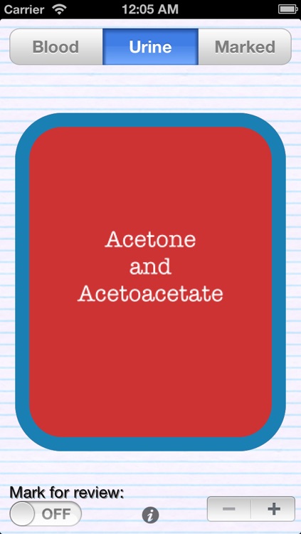 Blood and Urine Lab Tests - Flashcards