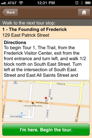 Frederick Walking Tour - EE screenshot 4