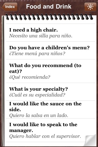 Spanish for Tourists - Audio Phrasebook screenshot-4