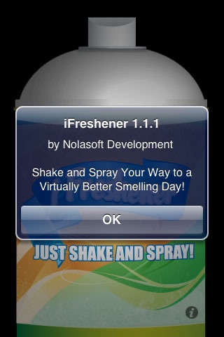 iFreshener Free - Virtual Air Freshener - Shake and Spray screenshot 2