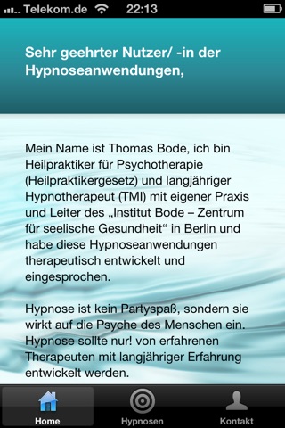 Hypnose 3 - Bode Institut screenshot 2