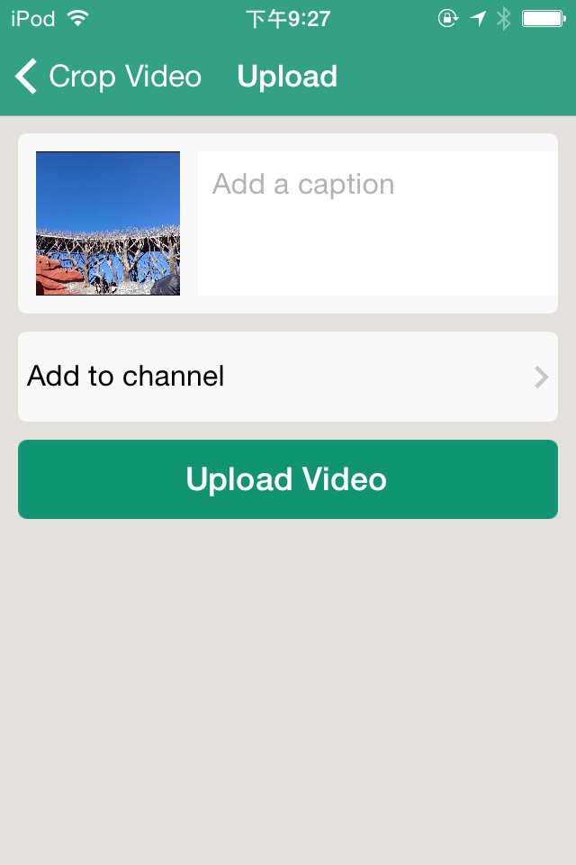 Custom Video Uploader for Vine - Upload custom videos to Vine from your camera roll screenshot 3