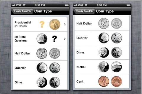 iHandy Coin Flip screenshot 3