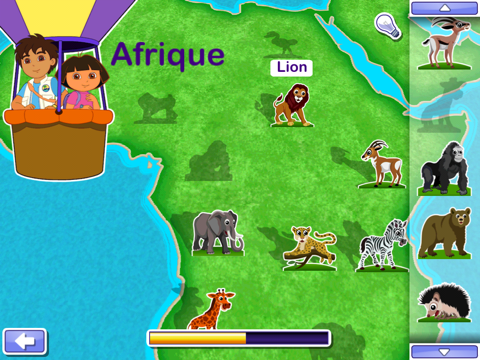 Dora & Diego's Sticker Safari HD screenshot 2