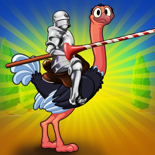 Medieval War Ostridge Joust : The crazy birds Knight Battle - Free Edition icon