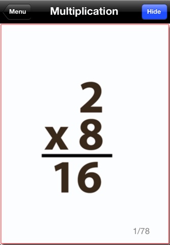 Math Multiplication and Division Flash Cards For 3rd Grade screenshot 3