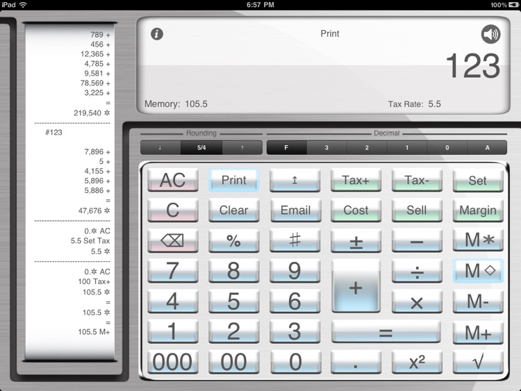 Printing Calculator