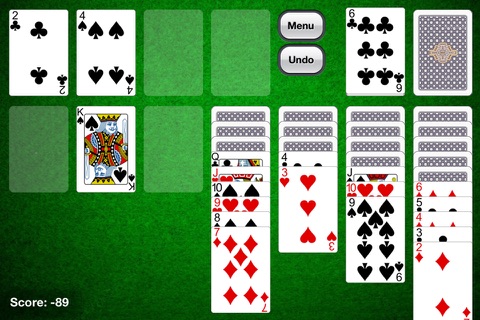 Solitaire Ad Free - Simple, Vegas, and TIme Scoring screenshot 2