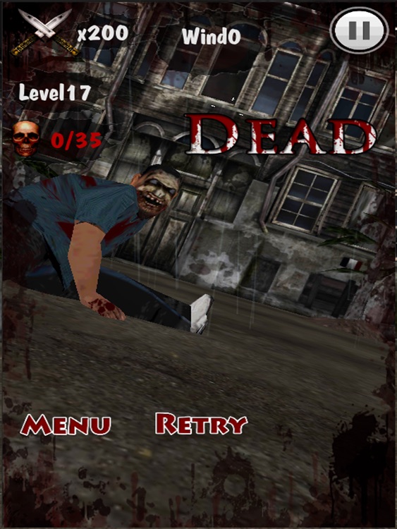 Zombie War-Knife Master3D HD screenshot-3