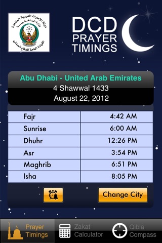 DCD Prayer Timings screenshot 2