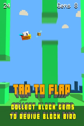 Block Bird -  3D Flappy Flyer screenshot 4