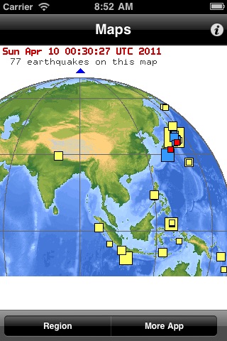 Earthquake_Map screenshot 4