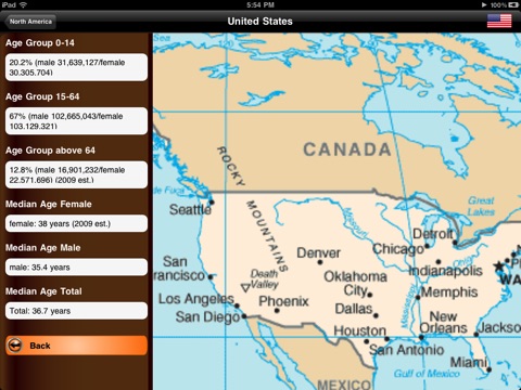 Easy Atlas & World Factbook Lite screenshot 2