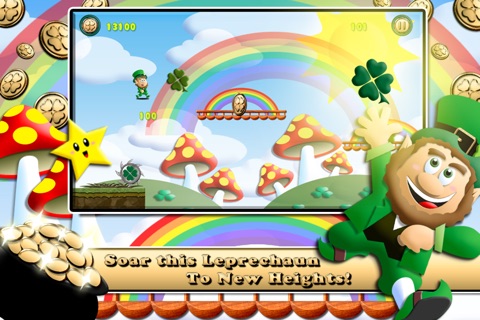 Super Leprechaun's Gold Rush - Rainbow World Mayhem Free screenshot 3