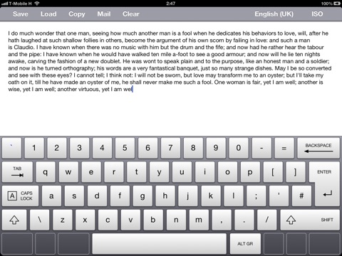 International Keyboard screenshot 2