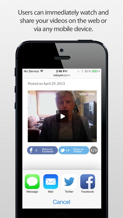 Vidoyen - Social Video for Experts screenshot-4