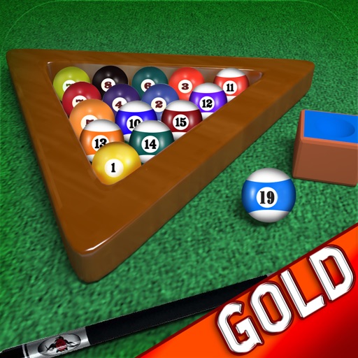 Billiards Pool Table Unlimited 8-ball Tournament : Hit the black ball - Gold Edition icon