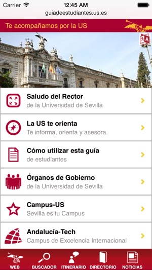 Guía de estudiantes - Universidad de Sevilla(圖2)-速報App