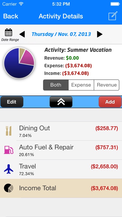 EZ Track™ Personal & Business Expense Finance Debt Tracker App