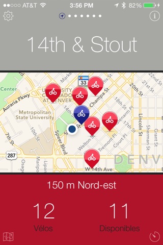 B-Cycle Bikes — A One-Tap Bike Share App screenshot 3