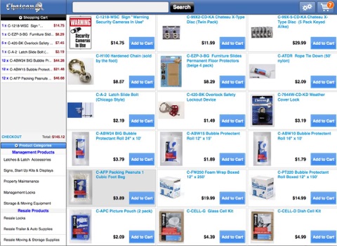 Chateau Products screenshot 2