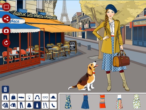 Walks in Paris Dressup and Makeover game screenshot 3