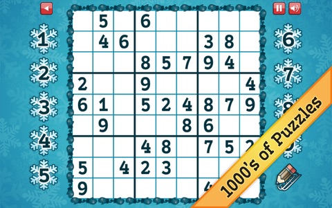 Winter Sudoku screenshot 2