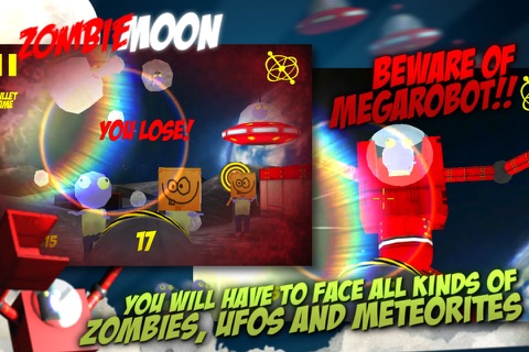 ZombieMoon Lite: A Gyroscopic Shooter screenshot 3