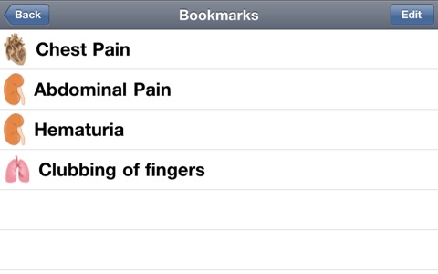 Symptomatology - Students' Pocket book of Symptoms & Signs screenshot 3