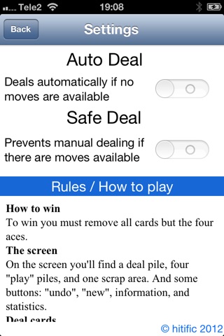 The Idiot Aces Up Solitaire Free screenshot 4