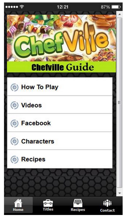 Fan App For Chefville (Unofficial)