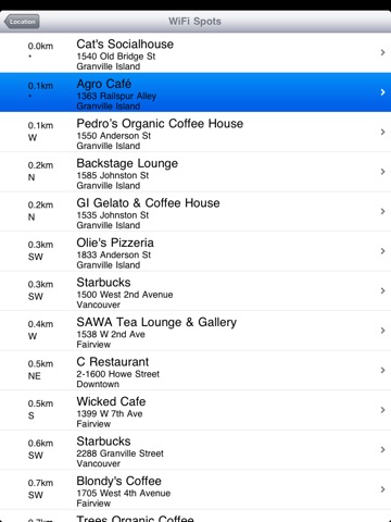 Vancouver Free WiFi for iPad screenshot 2