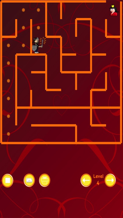 Dragon and Knight Maze (save the princess)